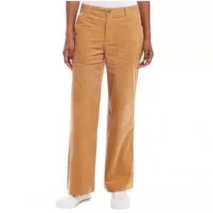 Weatherproof Vintage Wide Leg Corduroy Pants, Tan, Size 10 NWT